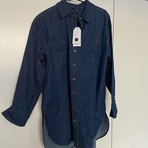 Universal Standard Off Duty Tunic - dark indigo- size 2XS (6-8)